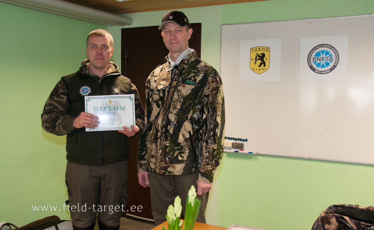 Springer category I place goes to Meelis Kurvits, 14 points out of 30